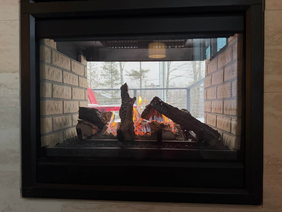 Indoor/Outdoor Fireplace 
