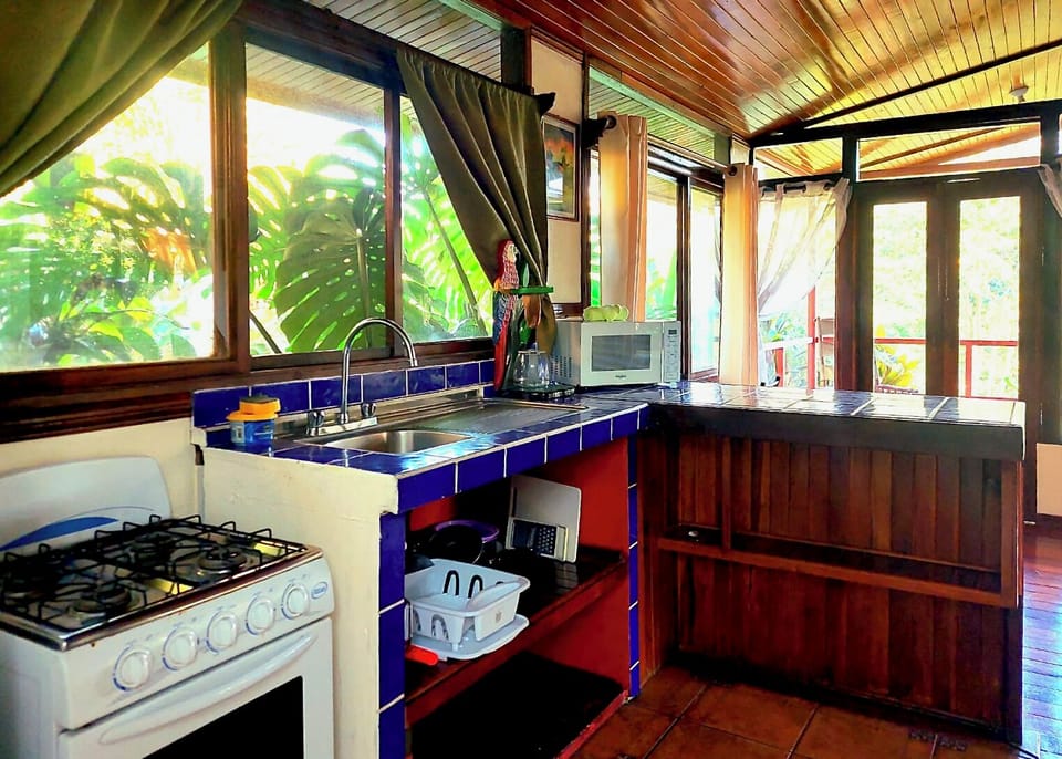 Cabin, 1 Double Bed | Private kitchen | Shared fridge, microwave