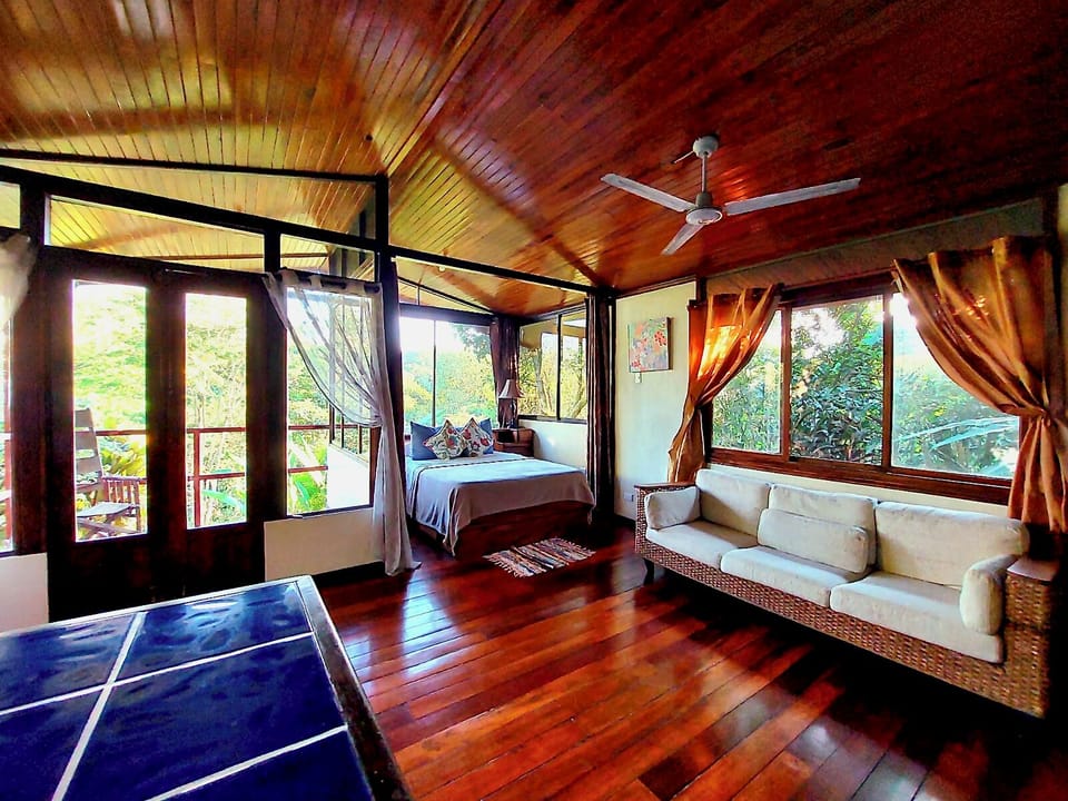 Cabin, 1 Double Bed | Living area