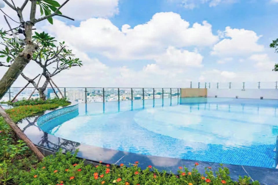 Rooftop pool