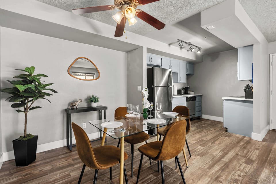 Enjoy meals together in this inviting dining space.