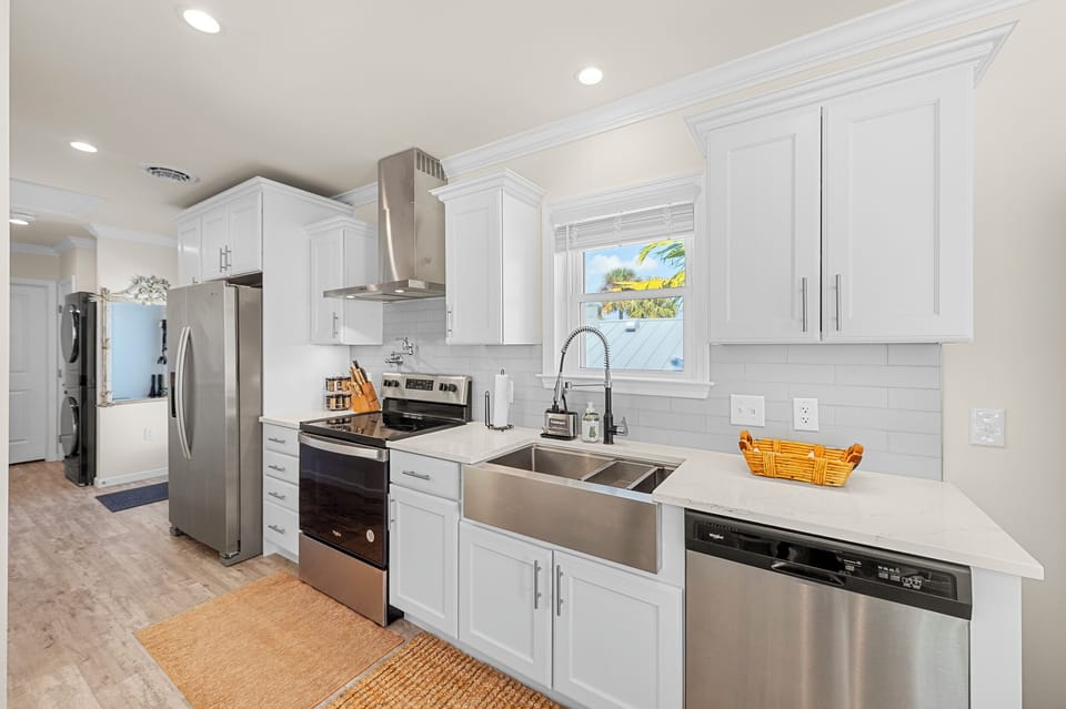 Kitchen front view