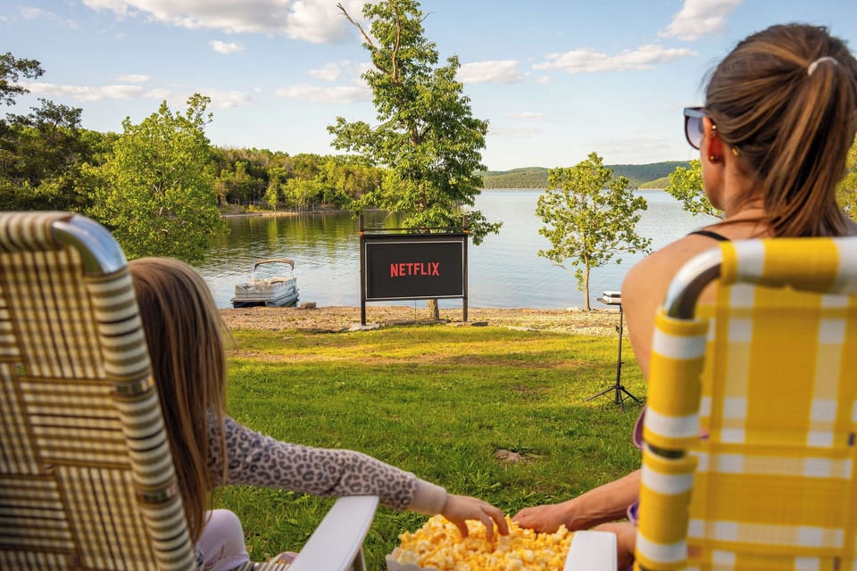 Soak in peaceful lake views from the pool and hot tub area, your front-row seat to relaxation.