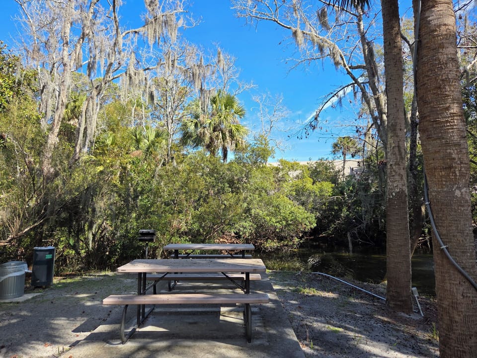 Outdoor eating area
