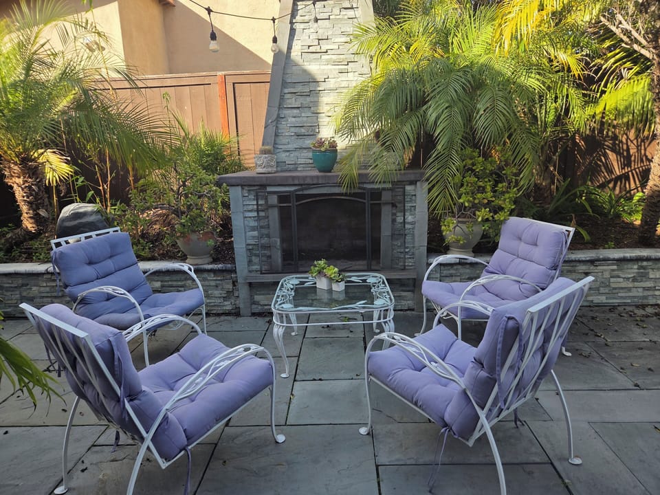 Outdoor seating area