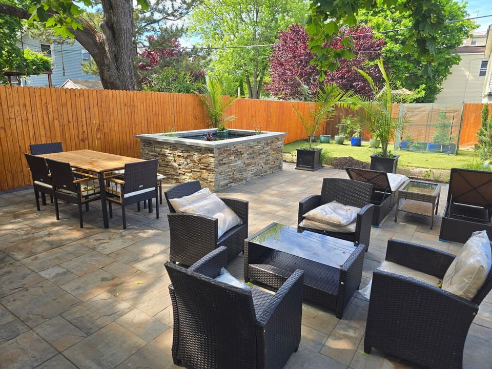 Backyard patio