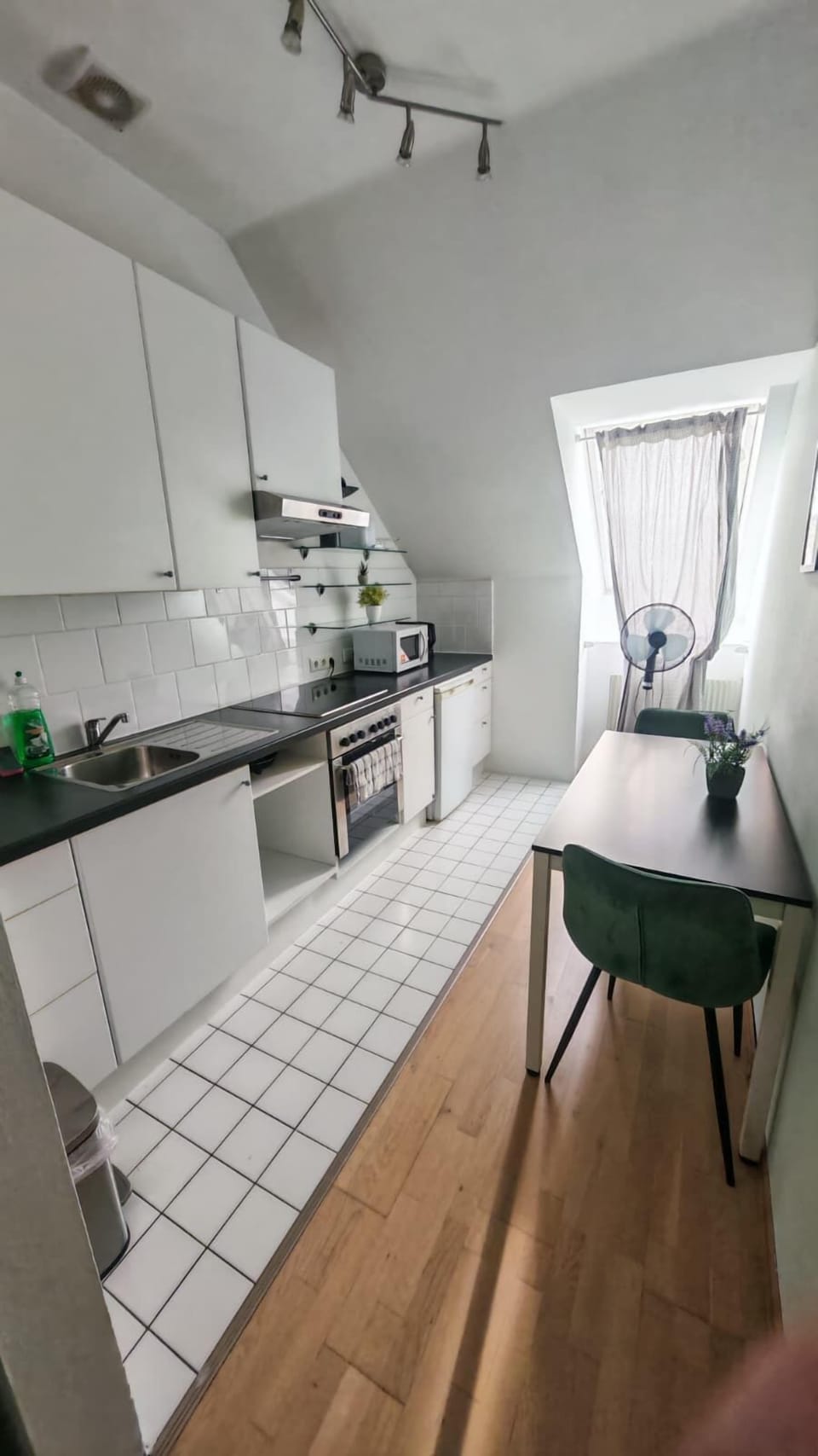 Basic Apartment | Private kitchen | Mini-fridge, microwave, oven, stovetop
