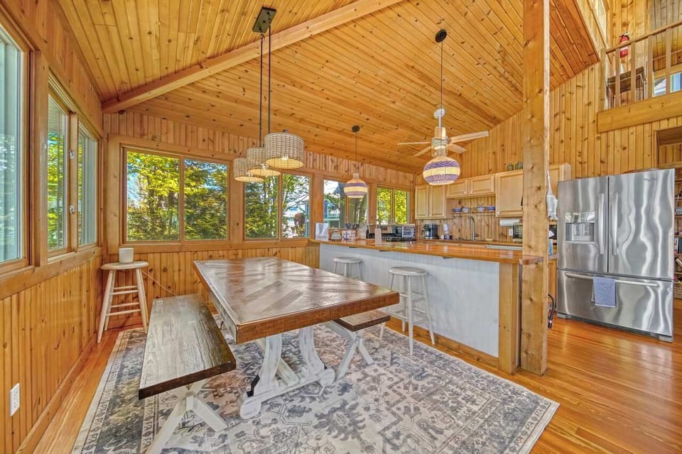 Dining area with seating for about 9