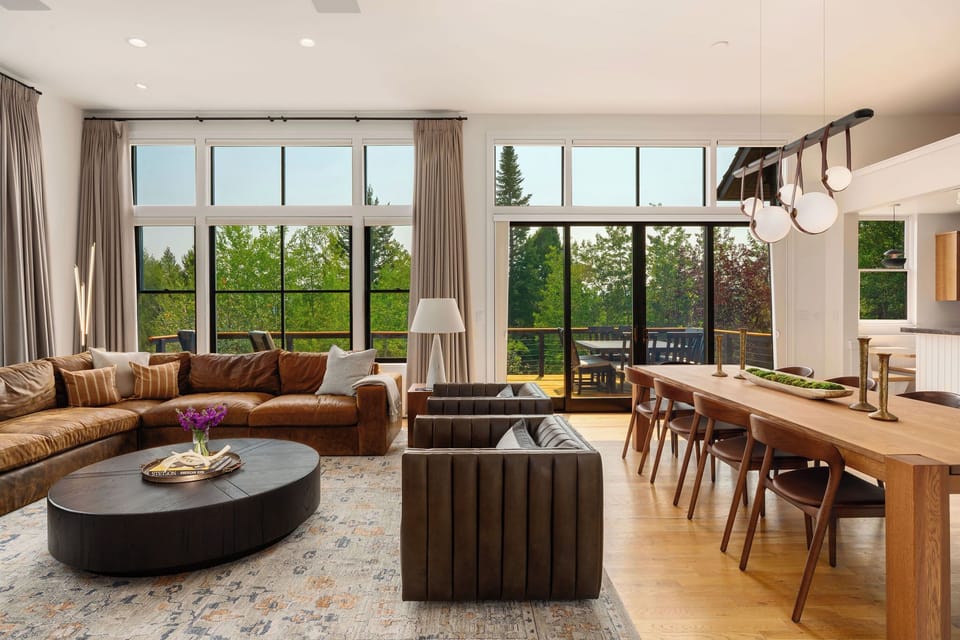 Living Room and Dining Area