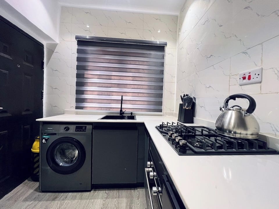 Economy Apartment, Balcony, City View | Private kitchen | Microwave, oven, stovetop, dishwasher