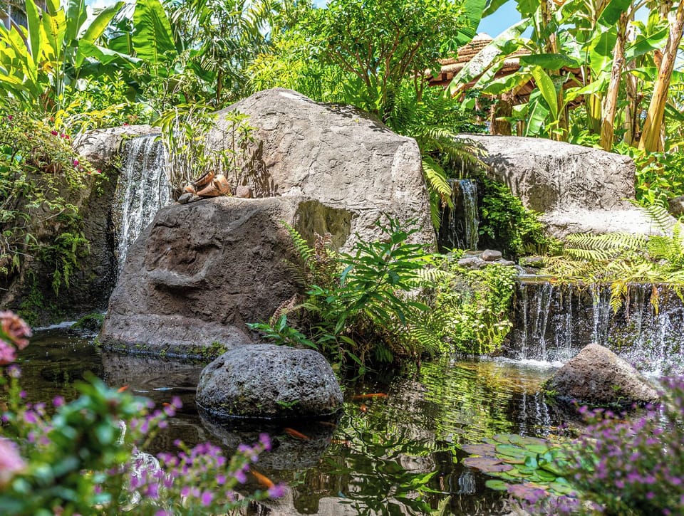 Relaxing waterfall