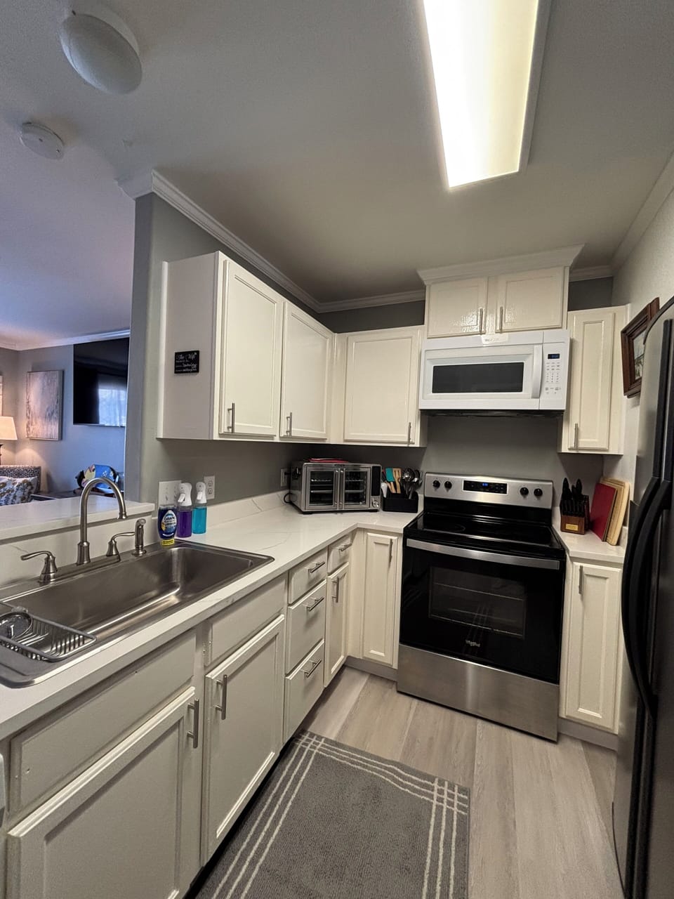 Fully stocked kitchen
