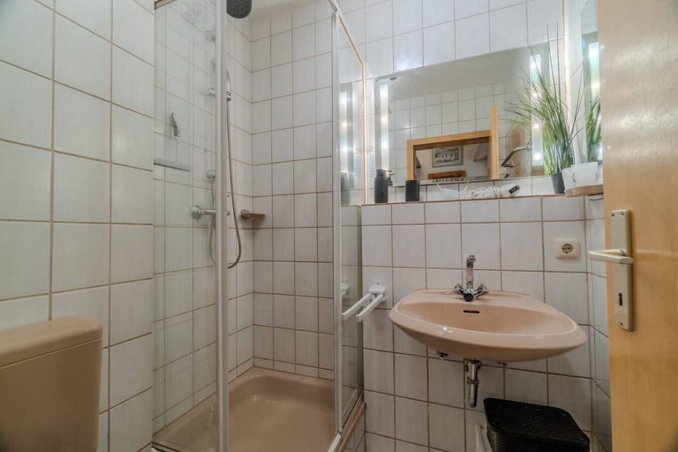 Well-appointed bathroom with a spacious shower