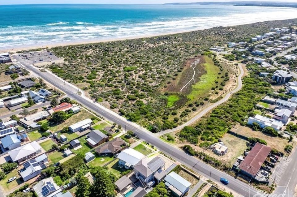 Aerial View of Kuti Sands