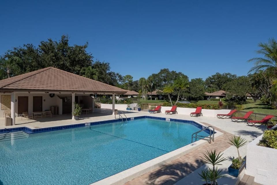 Linger longer by the quiet pool with sunny loungers.