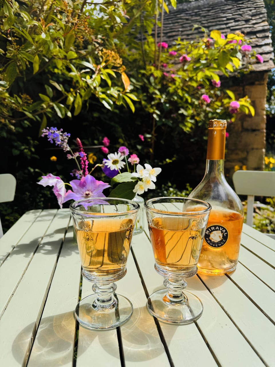 Enjoy the view in the garden!
