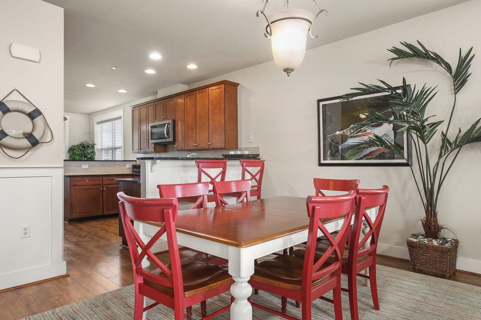 Dining table for enjoying family meals in together