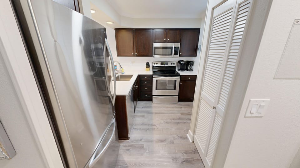 Condo, 2 Bedrooms | Private kitchen | Coffee/tea maker, fridge, oven, toaster