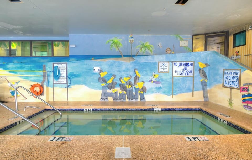 Swim any day in the bright, climate-comfort indoor pool.