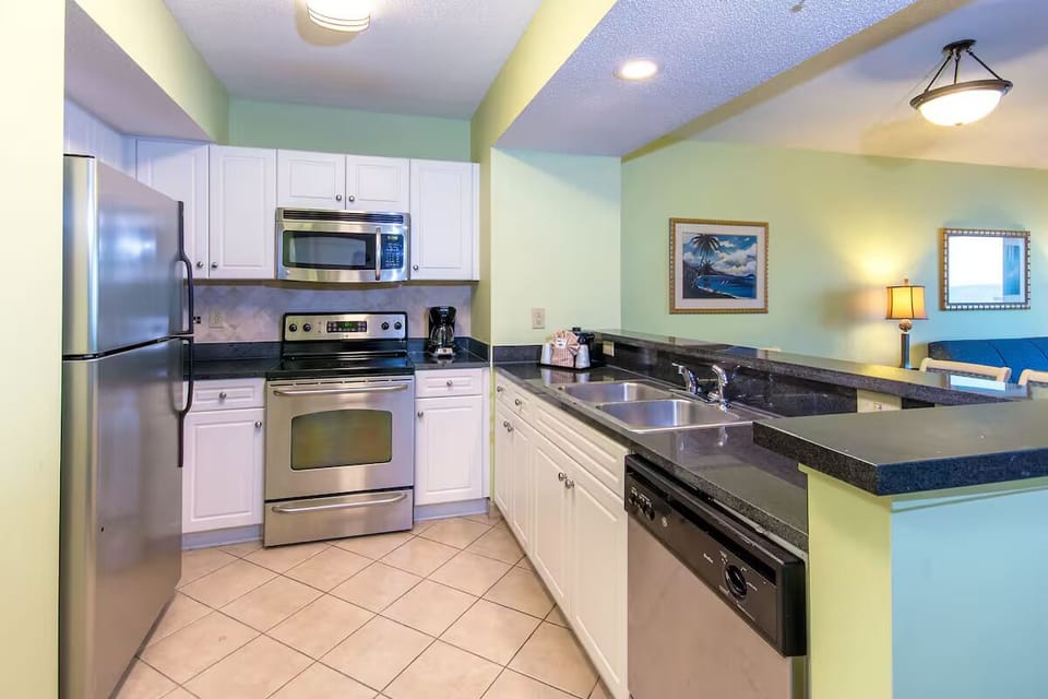 Entertain smoothly with an open kitchen flowing into living space.