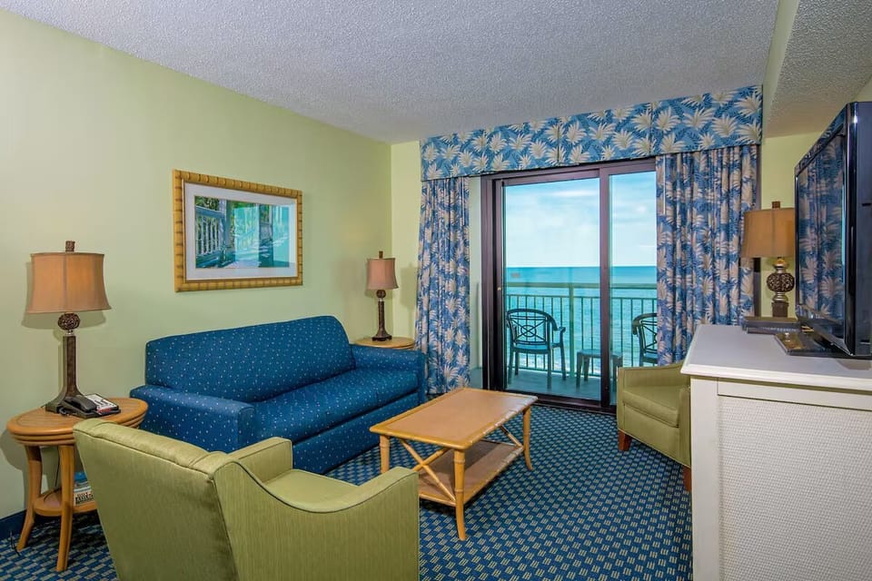 Lounge together, then step out to oceanfront sunsets.