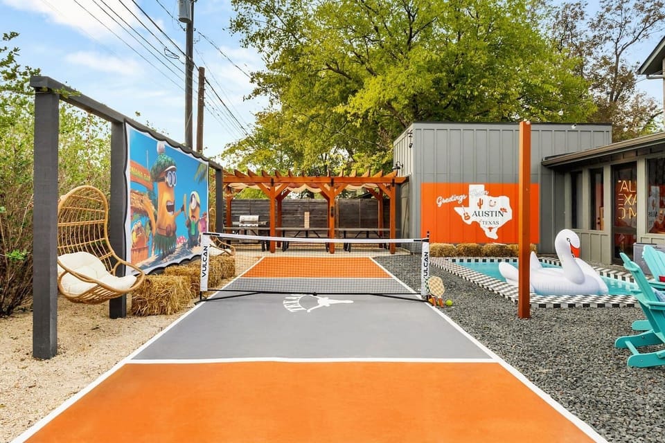 Pickleball Court: Your private court for endless fun and games.