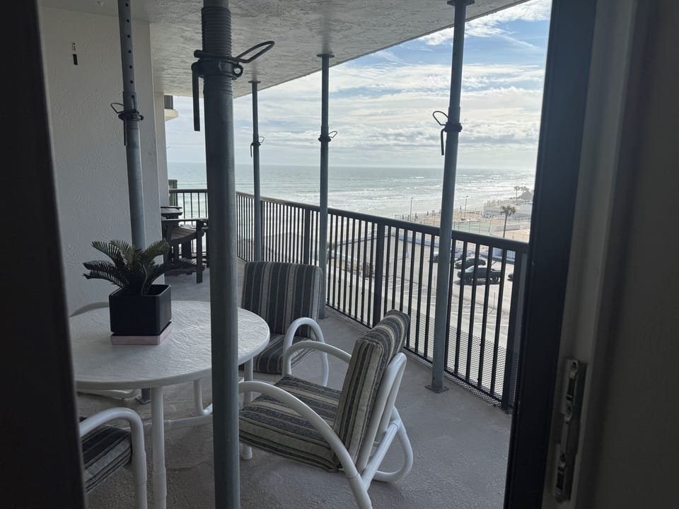 Ocean view from the master bedroom