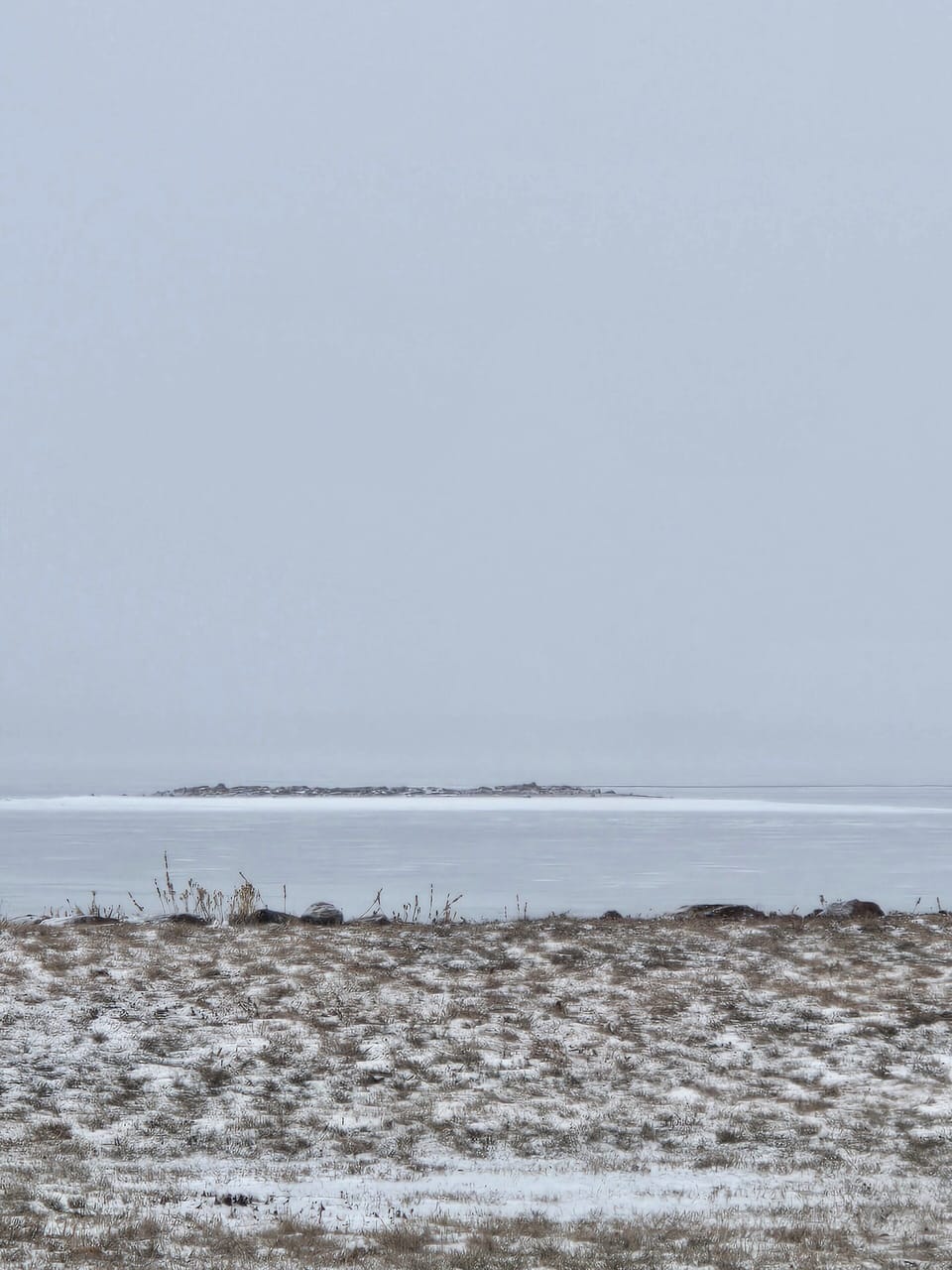 snowy day on York Point