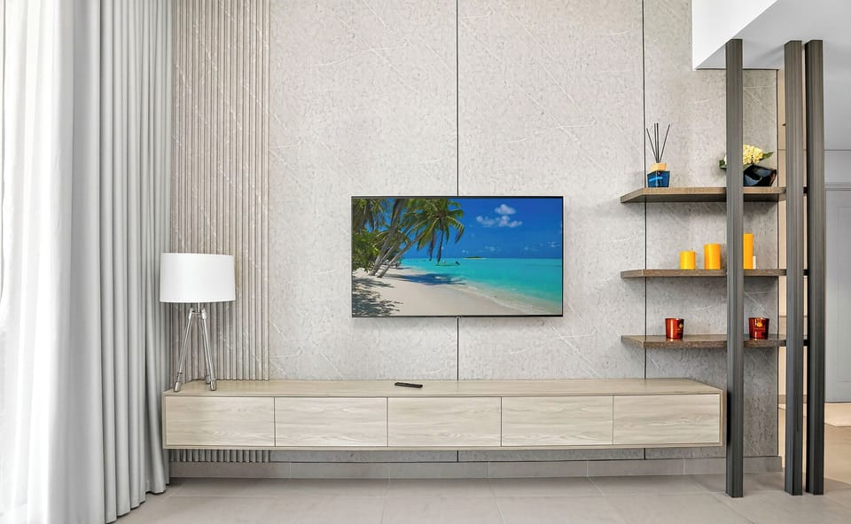 Standard Apartment, Sea View | In-room safe, blackout drapes, soundproofing, iron/ironing board