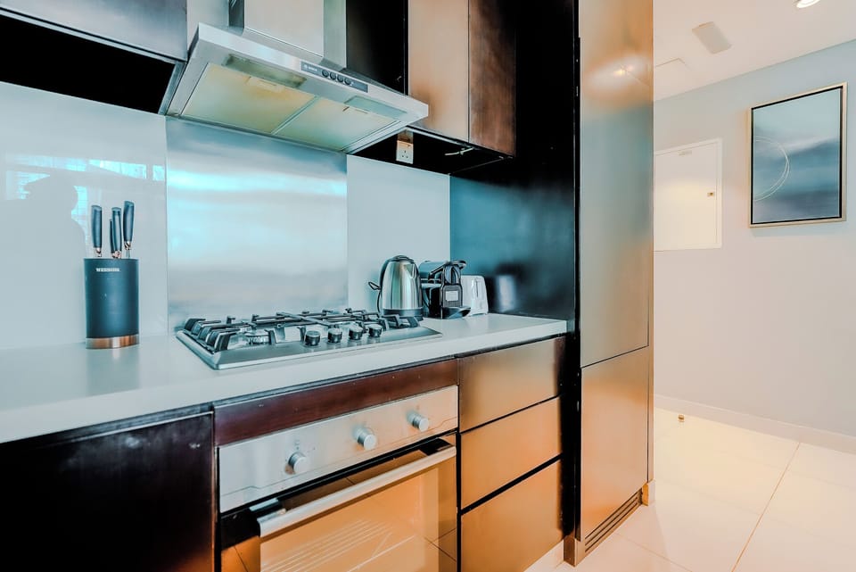 Deluxe Apartment, Balcony, City View | Private kitchen | Espresso maker