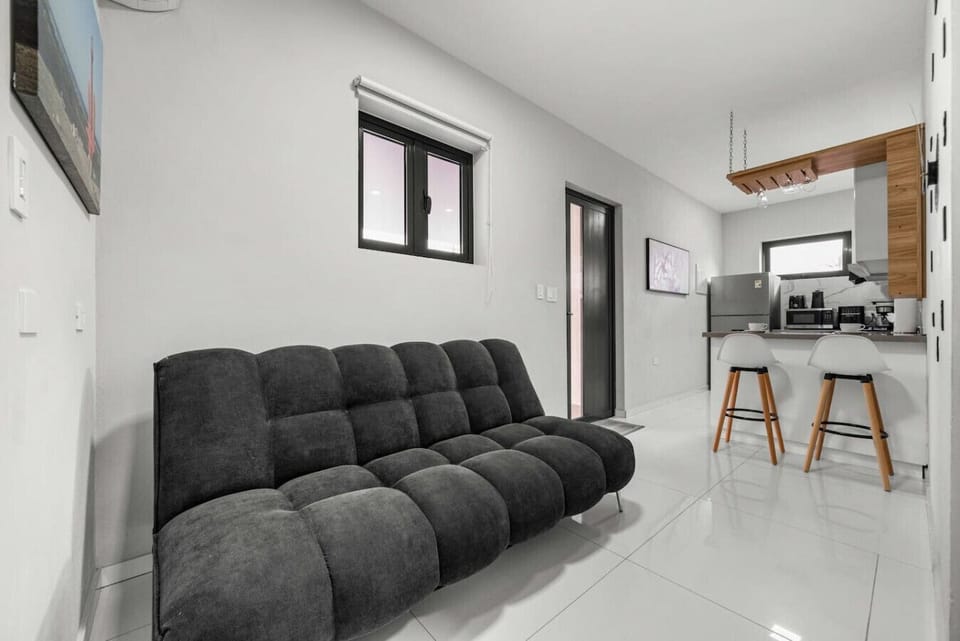 Private Noord living area ideal for quiet evenings after the beach