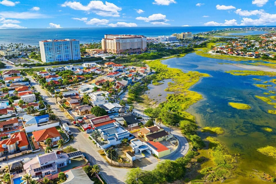 Aerial view – Peaceful Noord location just minutes from Palm Beach Aruba