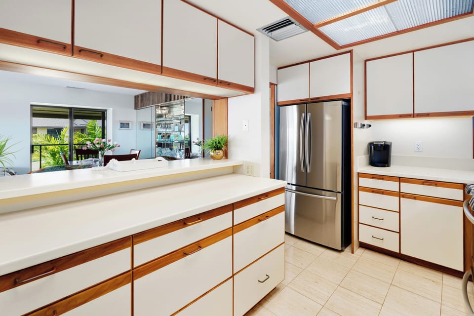Well-appointed kitchen.
