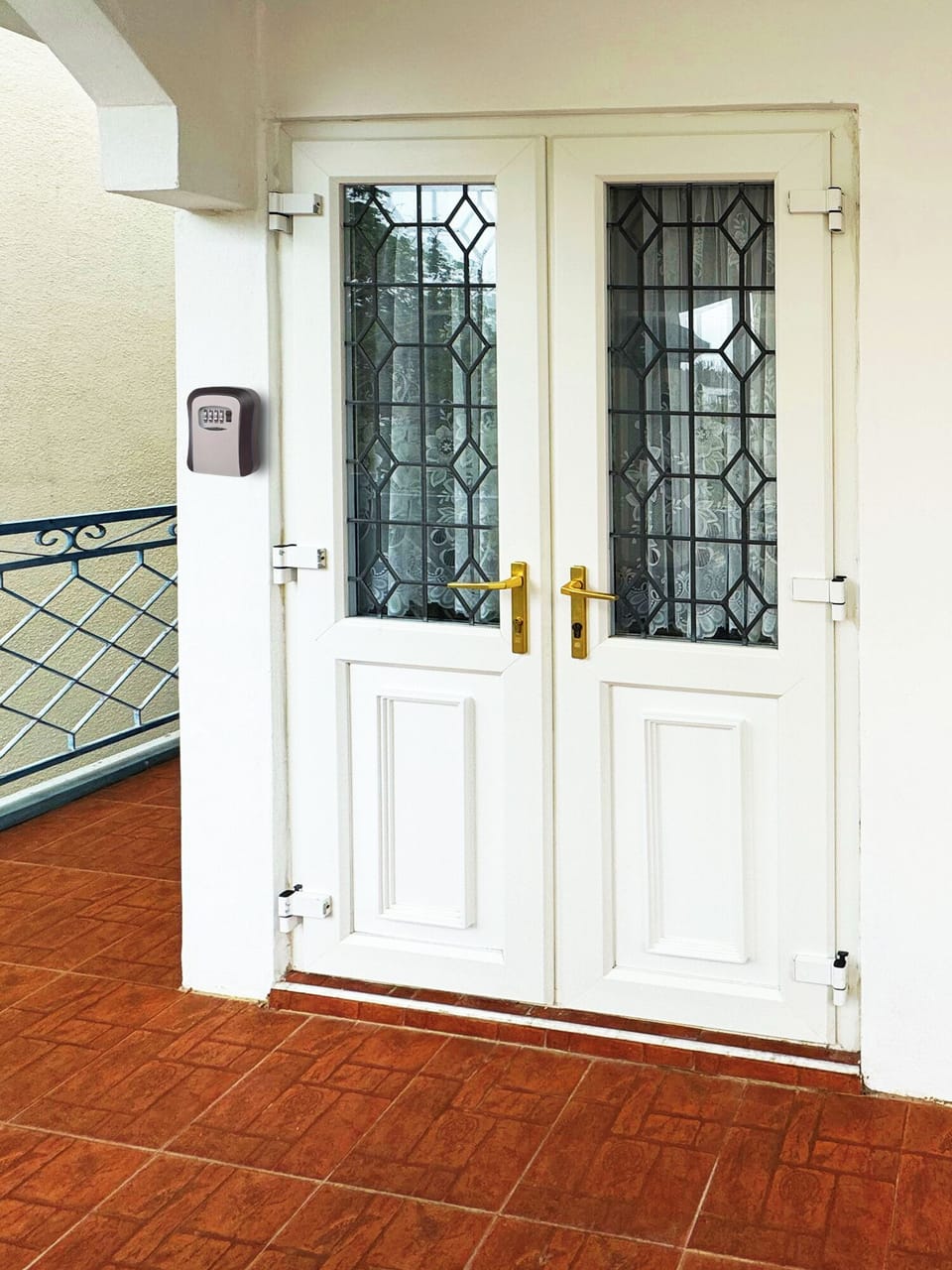 Entrance on First Floor, Rear Side of building