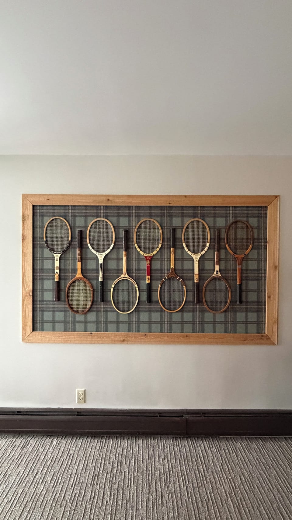 Curated art throughout the property