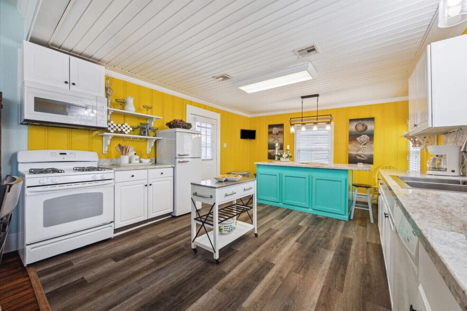 Whip up delicious meals in this charming kitchen