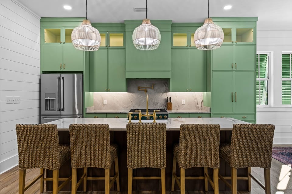 Kitchen and dining area