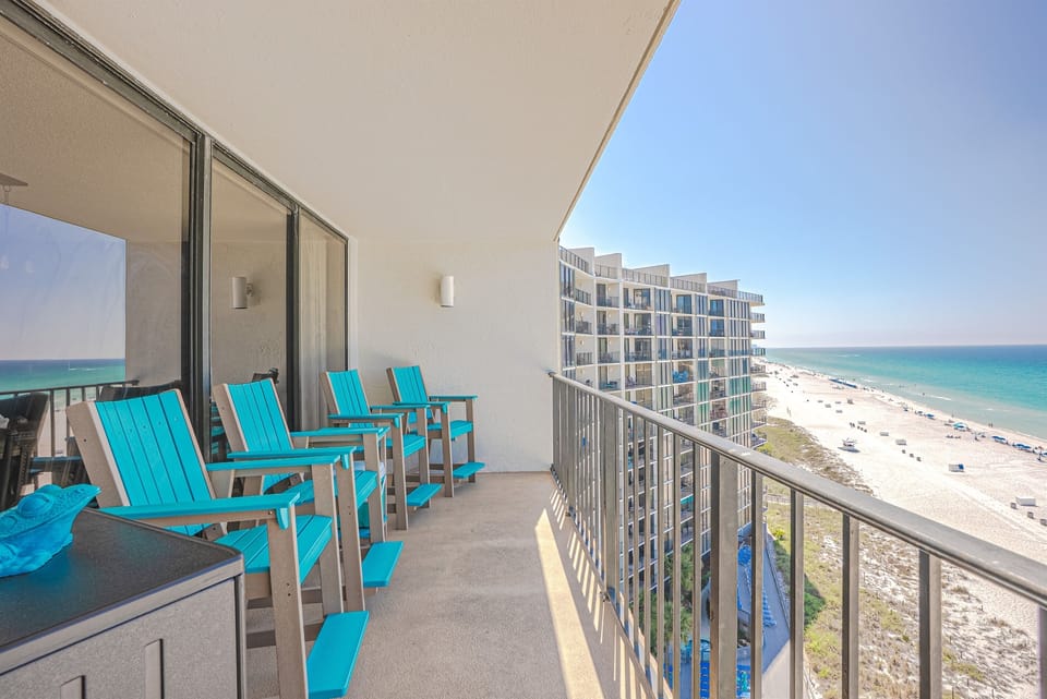 View to the east from private patio