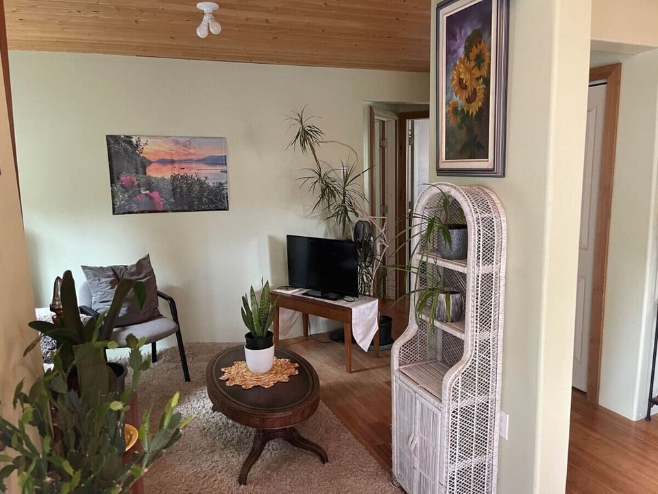 Lounge and full kitchen