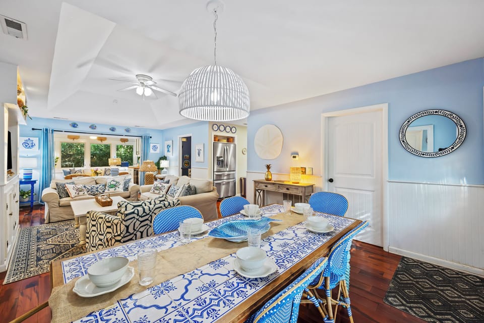 Bright and colorful space!