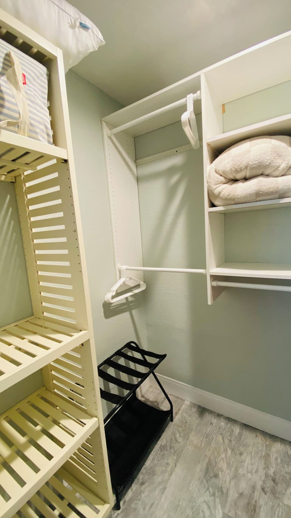Large walk-in closet in Master Bedroom. 