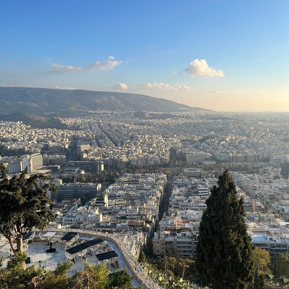 Central Athens apartment with Lycabettus views, balcony and rooftop access
