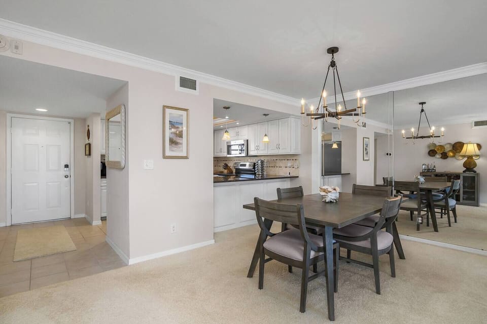 Gather around the dining table for meals, games, or planning your next adventure.