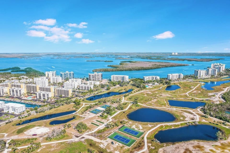 Beach access, pickleball, and coastal views—all just steps from your stay.