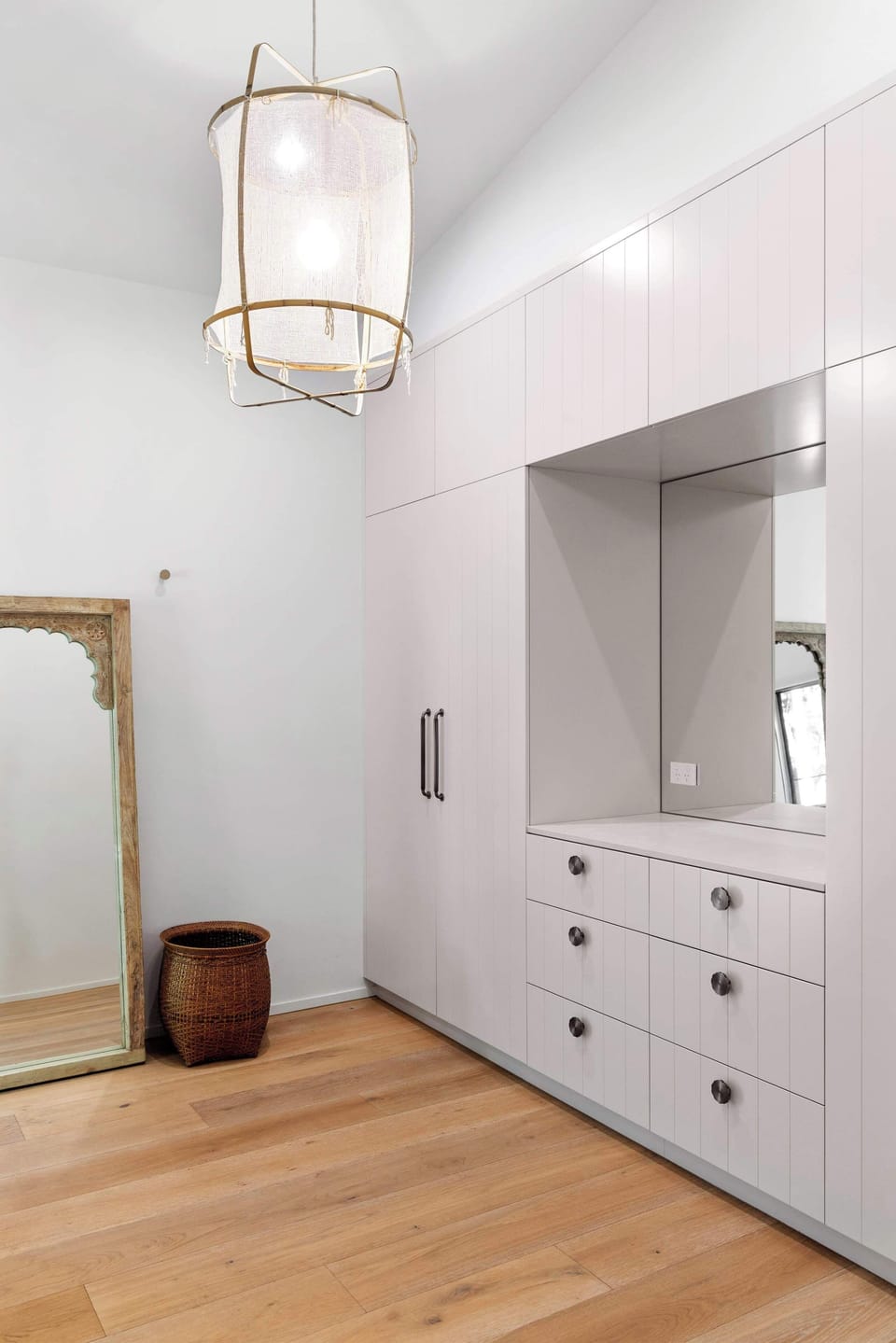 A walk-in robe in the primary bedroom offers ample space for your belongings.