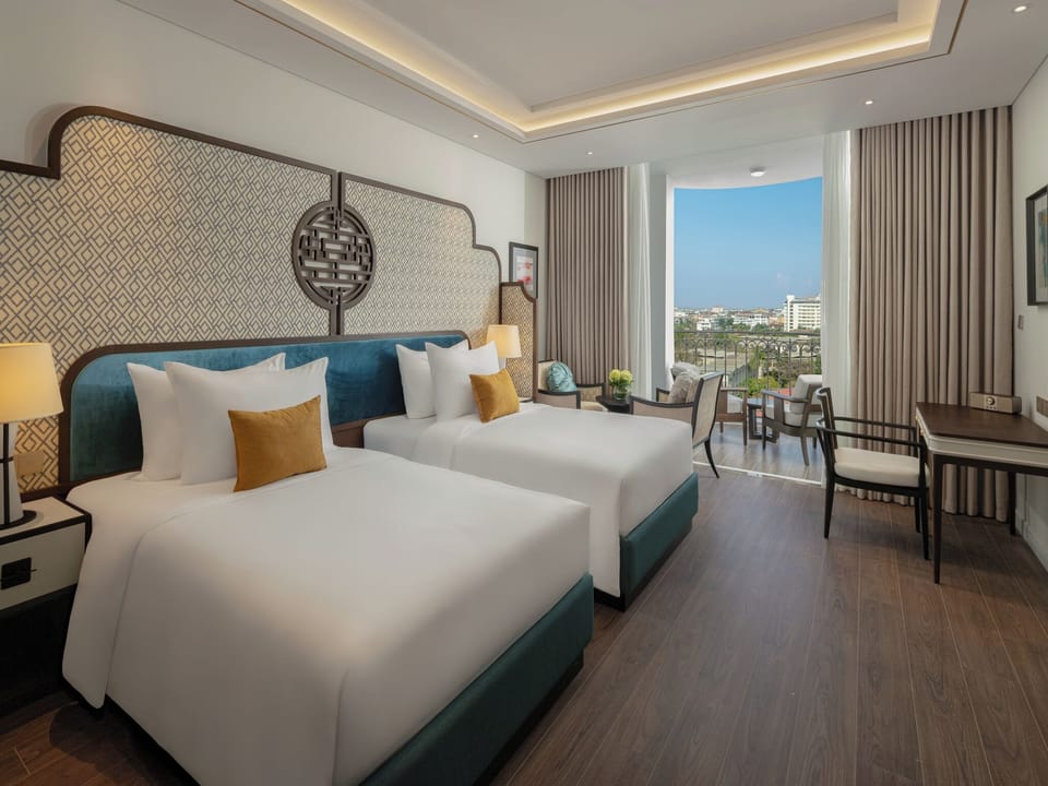 Deluxe Twin Room, River View | View from room
