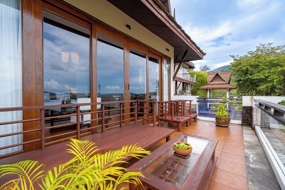 Villa, Balcony, Partial Sea View | Terrace/patio