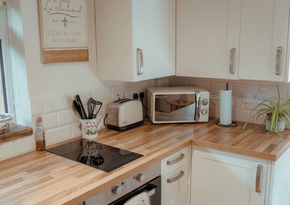 Cabin, 1 Bedroom | Private kitchen | Fridge, microwave, coffee/tea maker