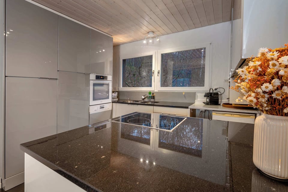 Fully equipped modern kitchen