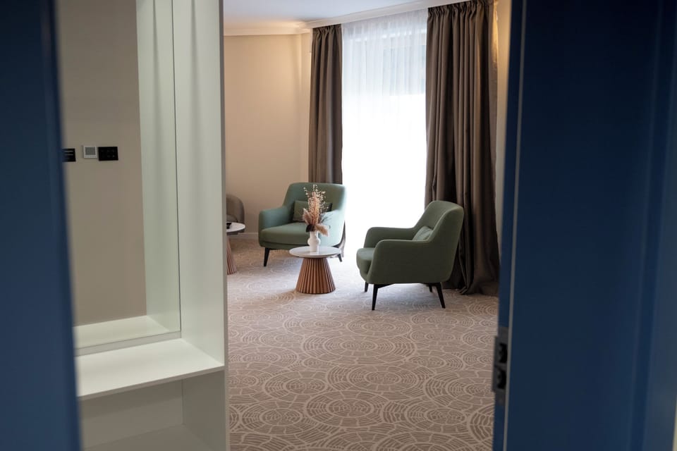 Deluxe Apartment, Balcony, City View | Interior